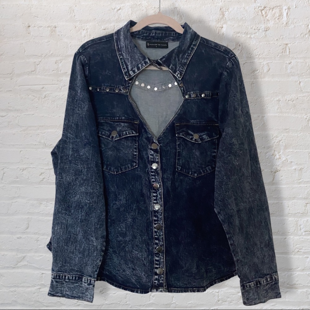 Adorable denim shirt